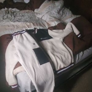 Champion fleece jacket an matching fleece pants
